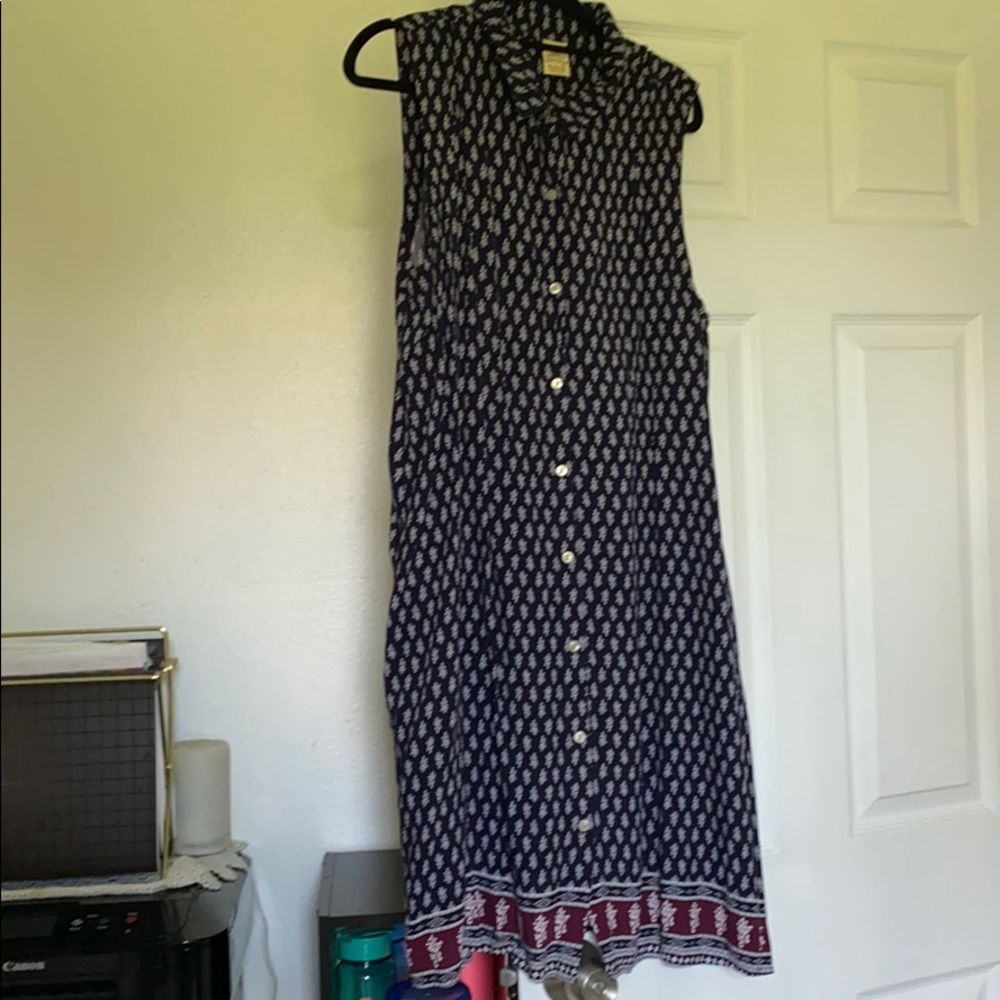 Lightweight Button up Dress
